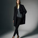 Classic Wool-Blend Three-Button Coat