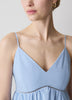Sleeveless Sweetheart Maxi Dress with Eyelets