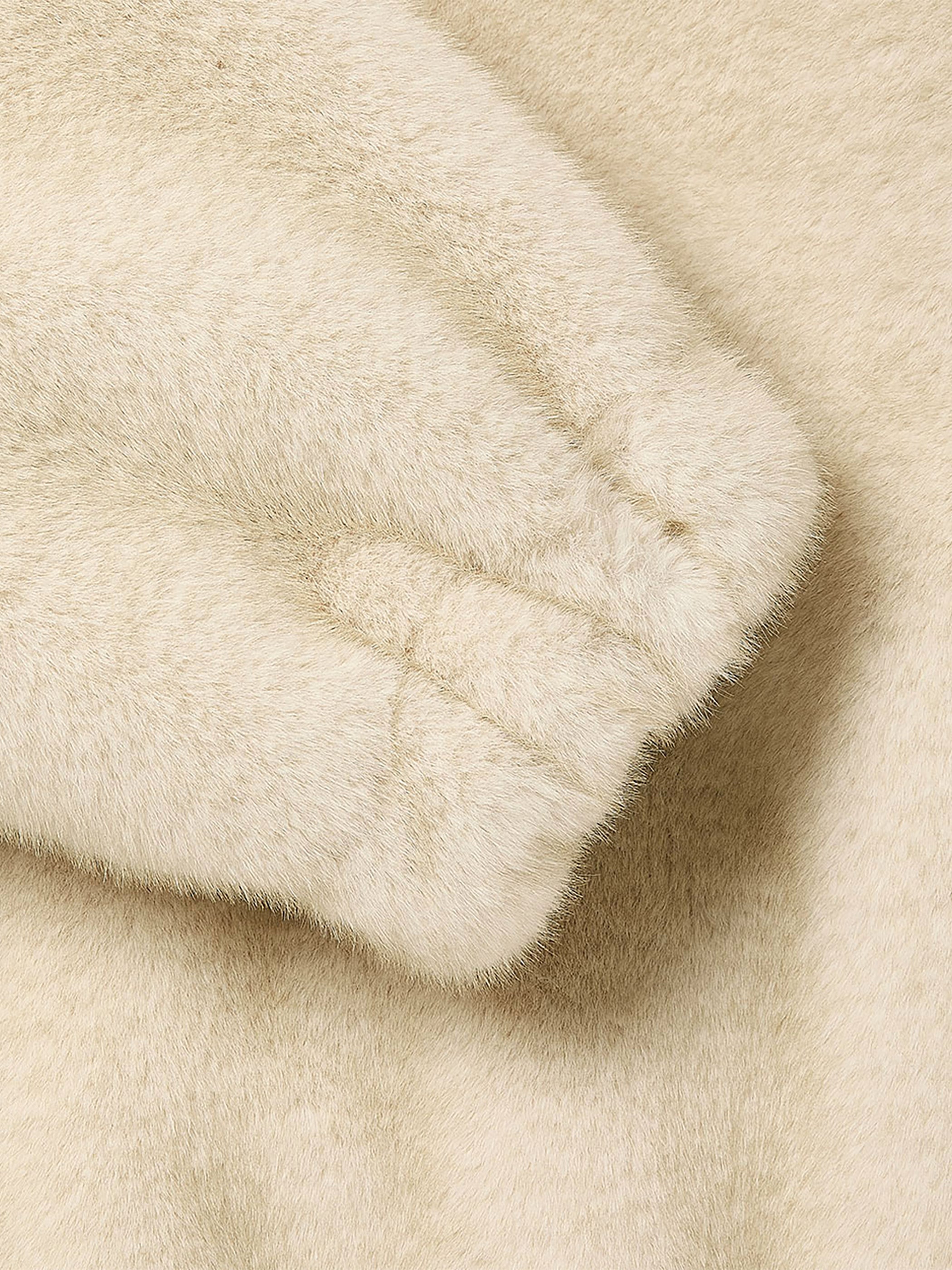 Veste Aviateur en Fausse Fourrure