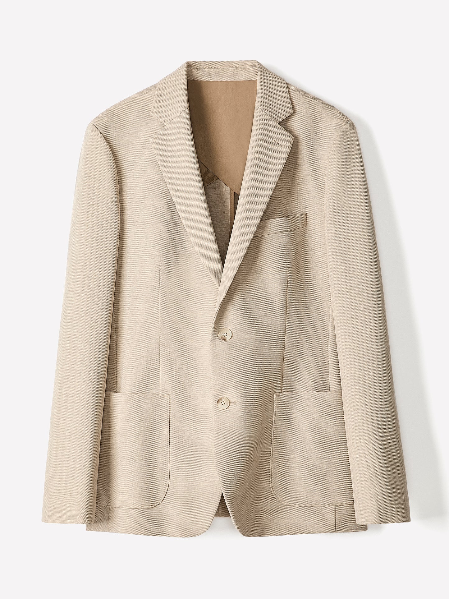Slim Fit Knit Blazer