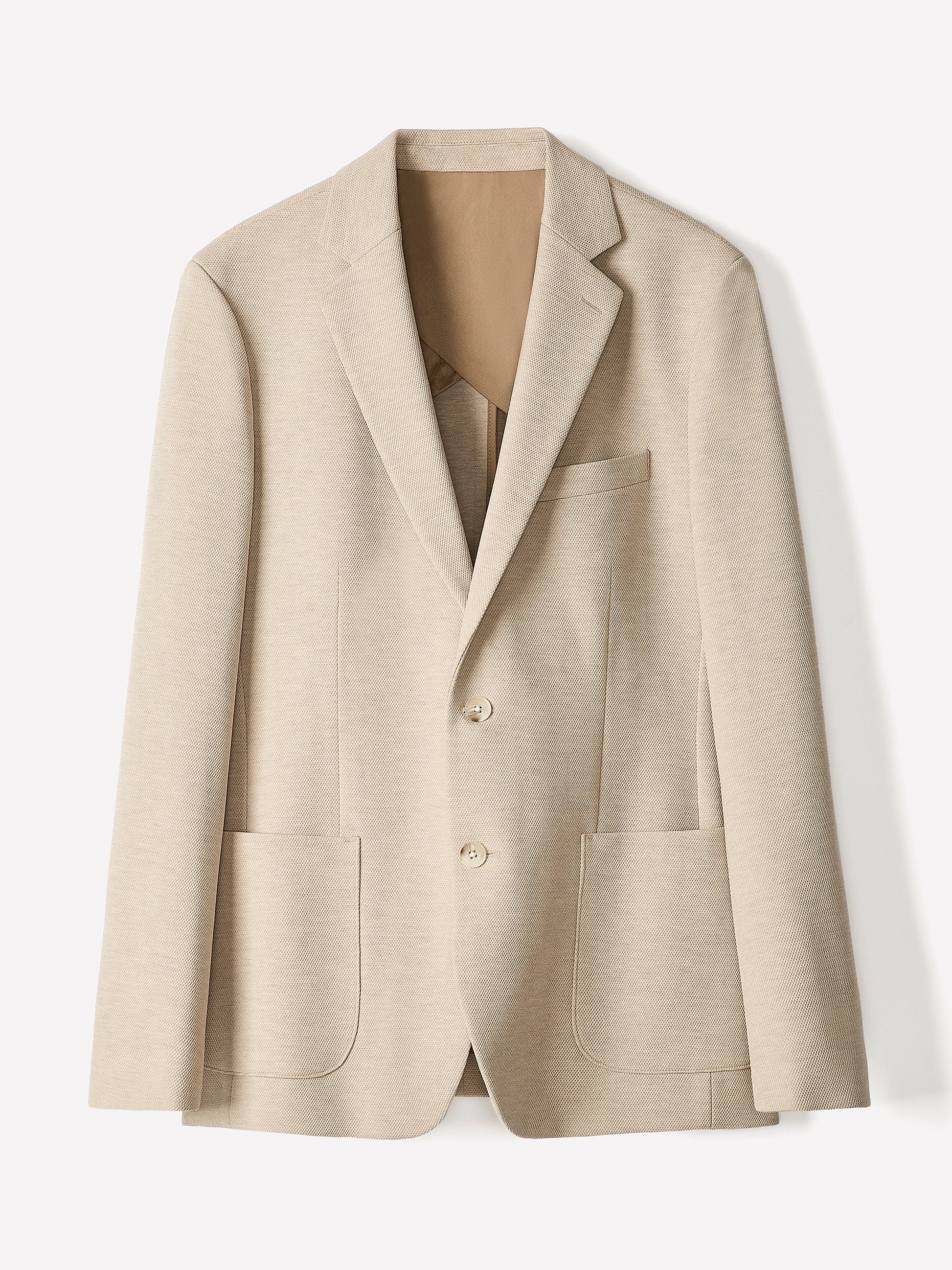 Slim Fit Knit Blazer