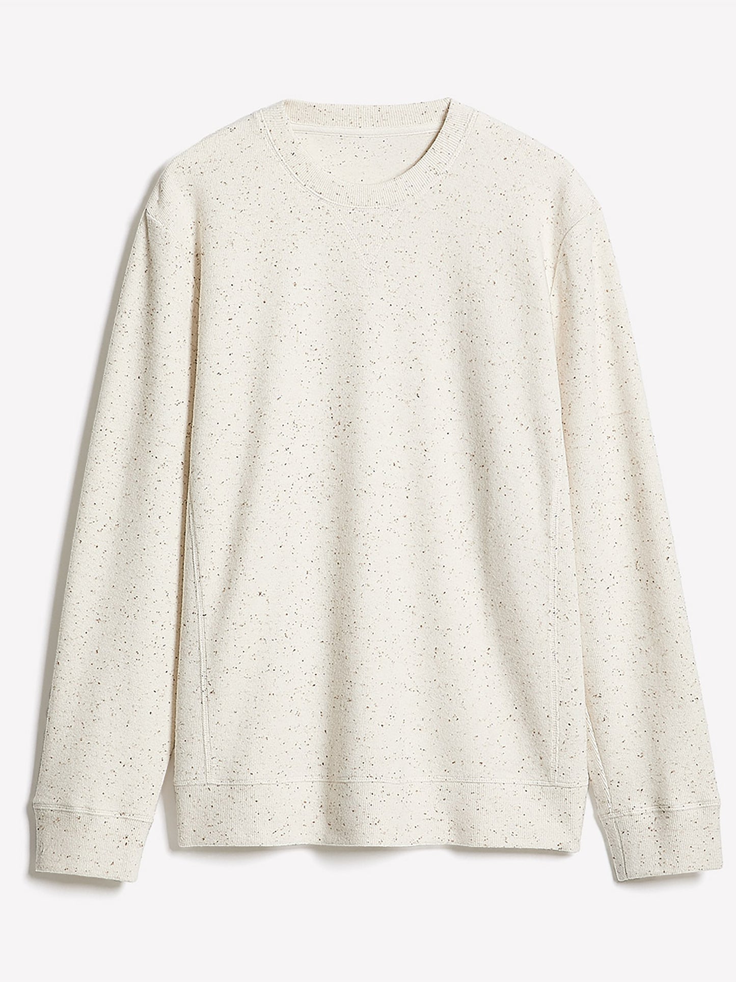 Pull Côtelé à Manches Longues et Col Rond