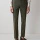 Slim-Fit Dark Green Suit Pant
