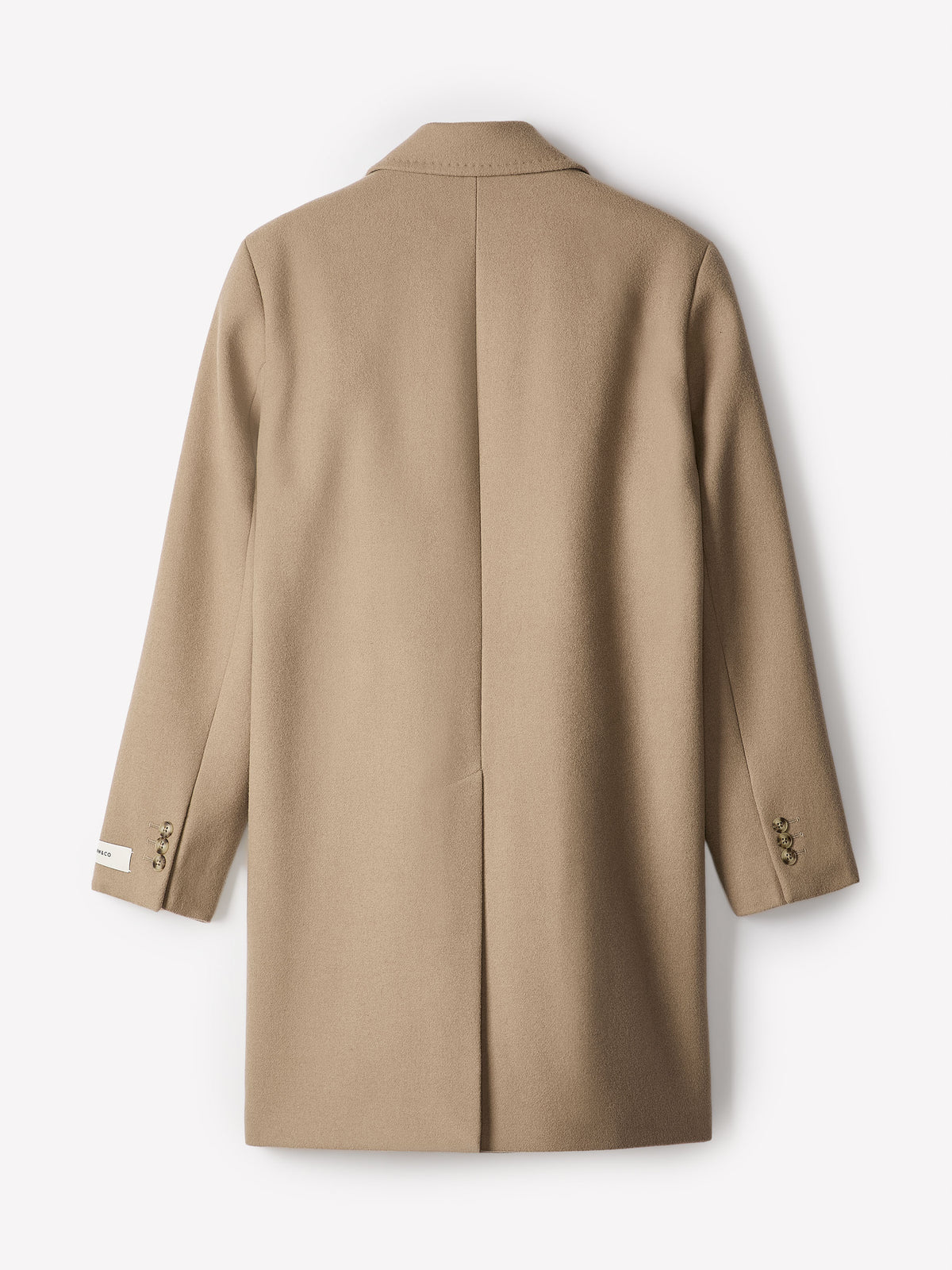 Classic Wool Coat with Tailored Collar