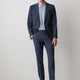 Slim Fit Blue Check Woven Blazer