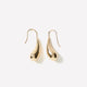 Pendant Earrings Sculptural Design Metal