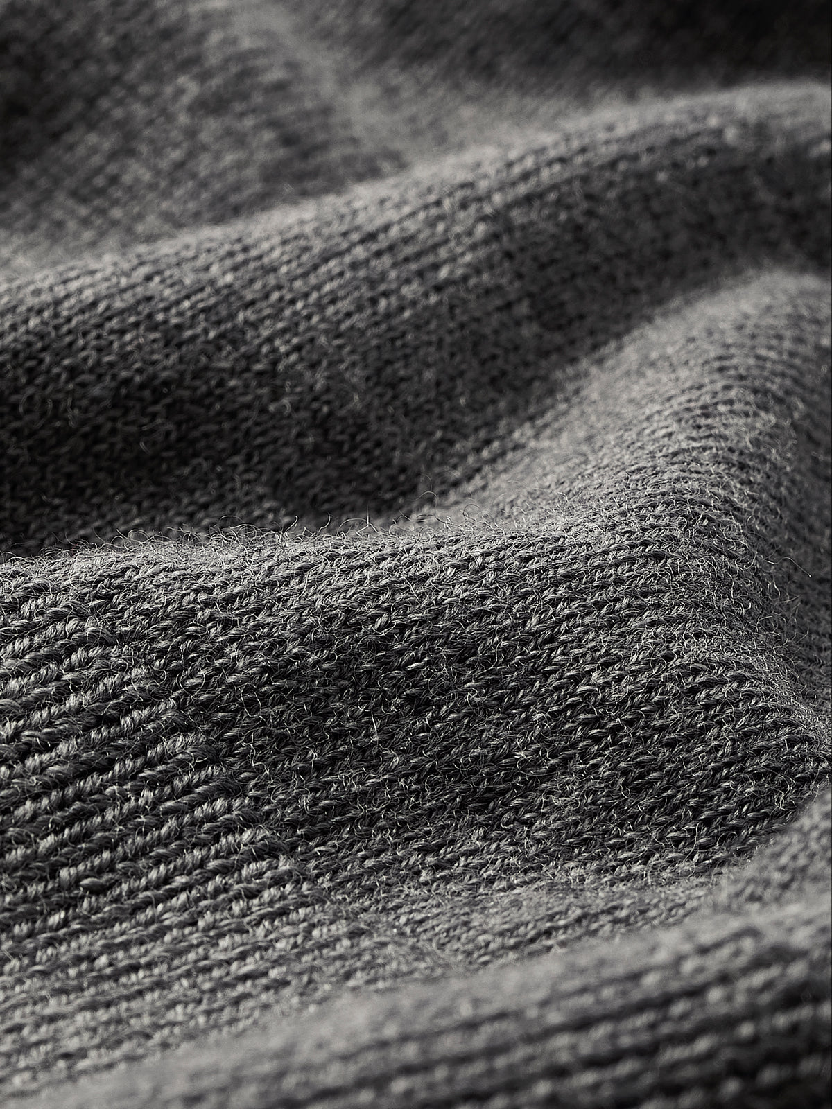 Merino-Wool Half-Zip Mock-Neck Sweater