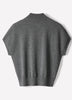 Knit Sweater Extra Fine Merino Wool Mock Neck
