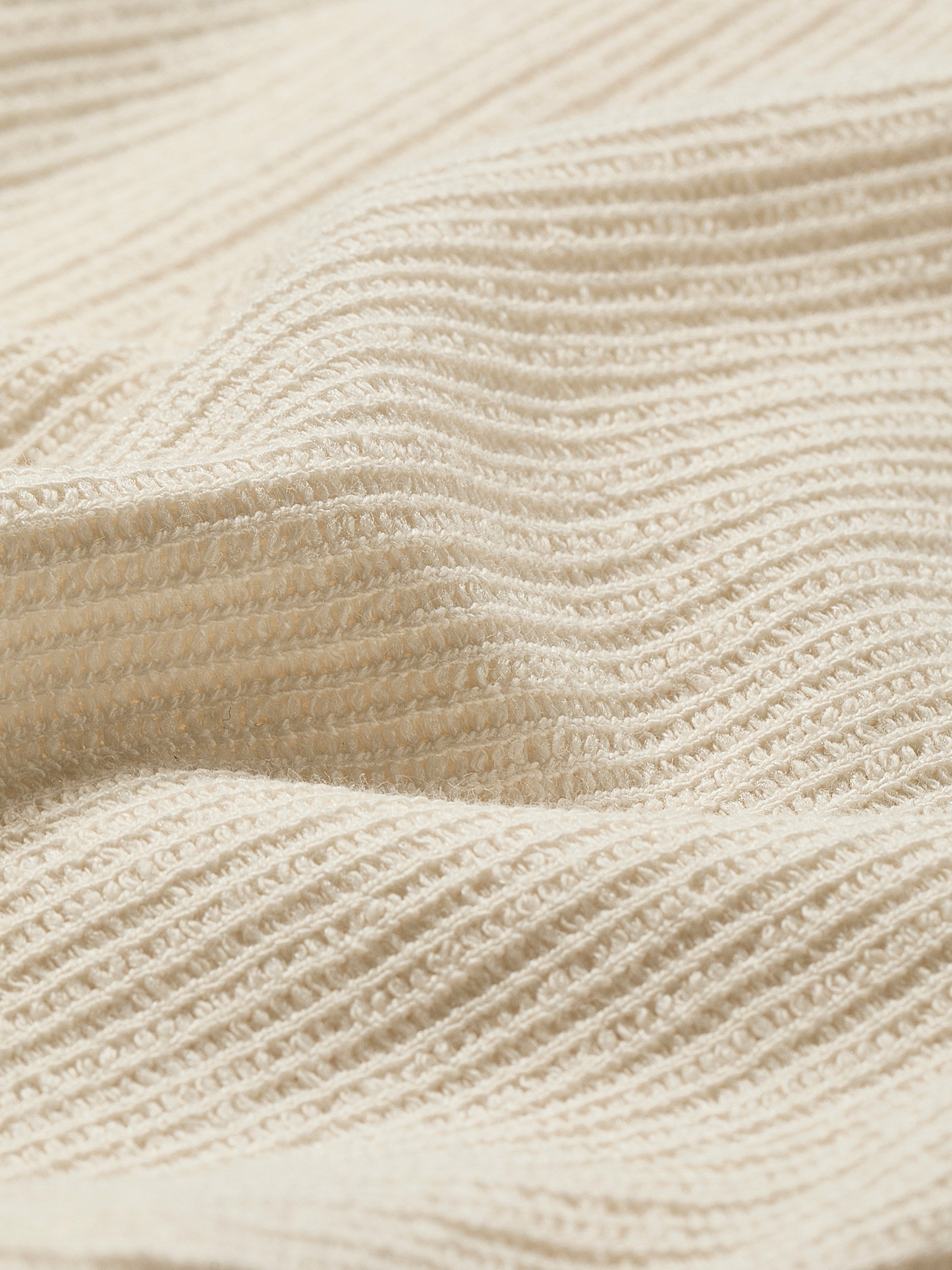 Mens Knit Textured Cotton Blend Shorts