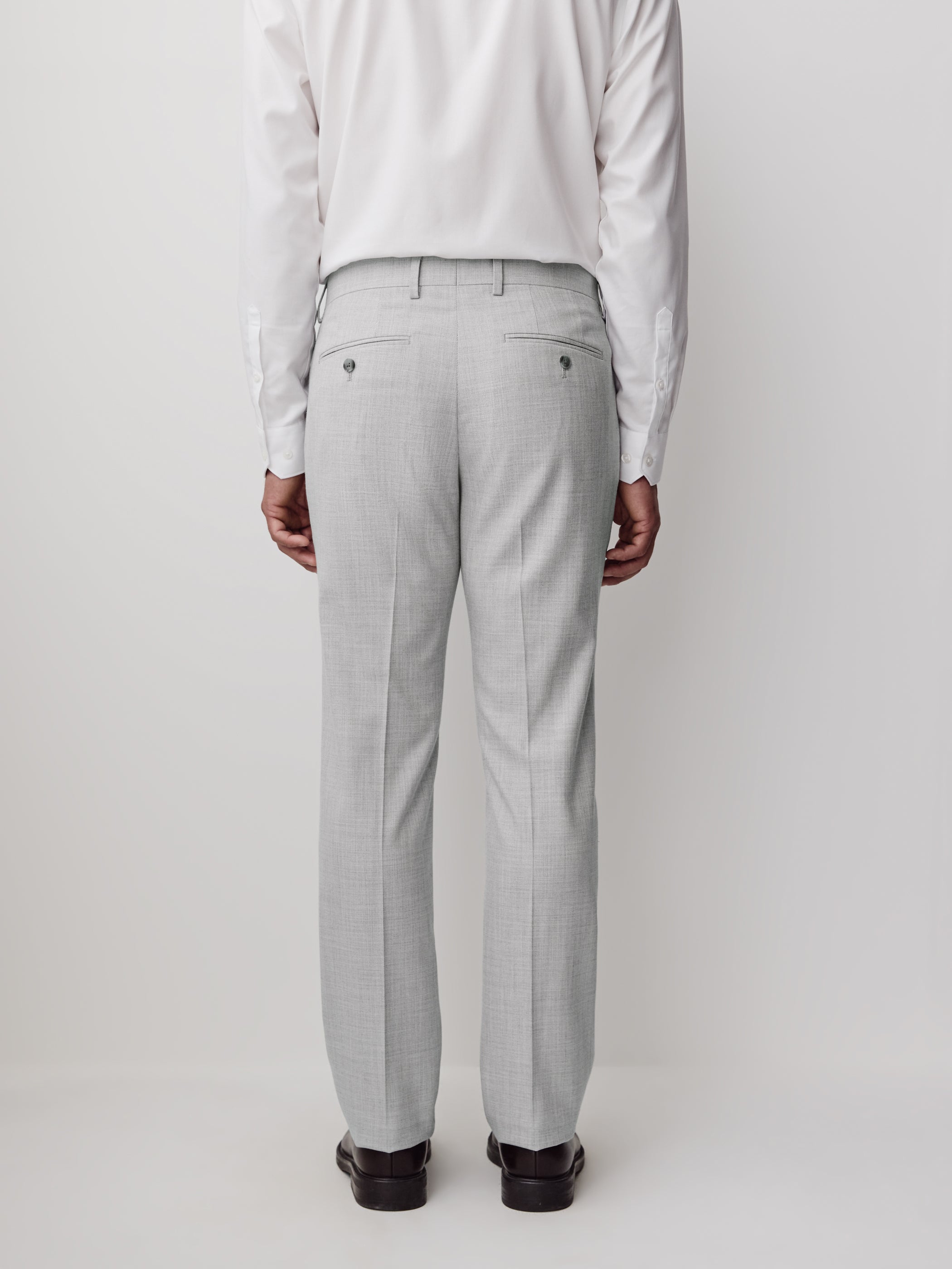 Essential Tailored Fit Light Grey Suit Pant