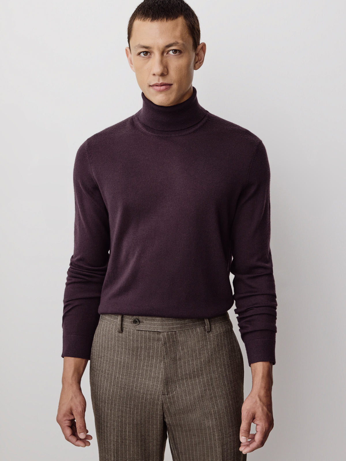 Merino-Wool Turtleneck Sweater