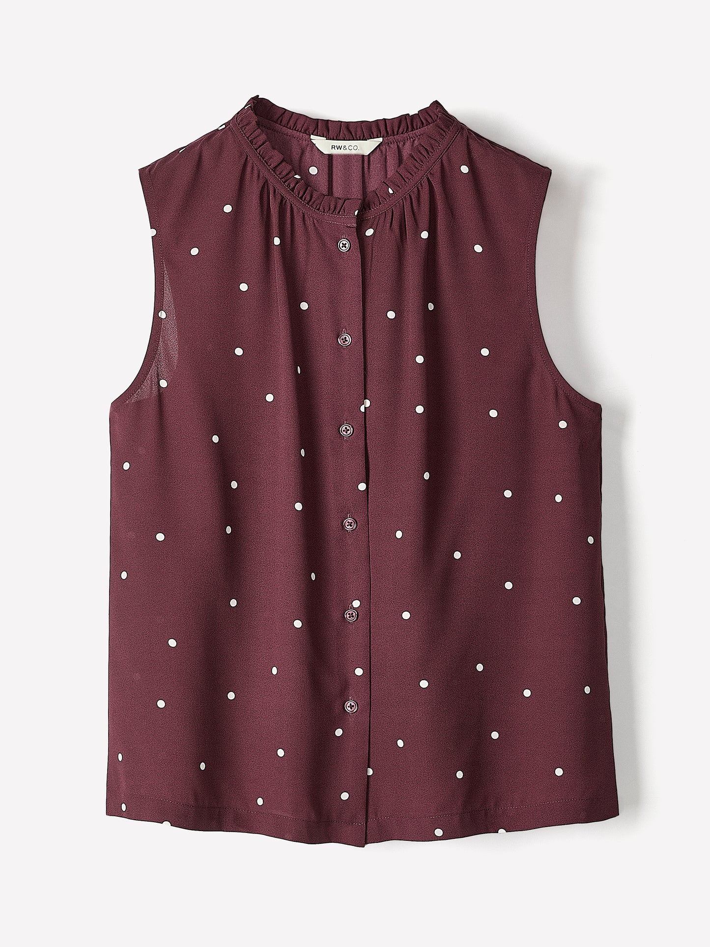Blouse Boutonnée Sans Manches