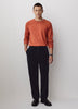 Woven Loose Fit Pleated Corduroy Pant