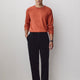 Woven Loose Fit Pleated Corduroy Pant