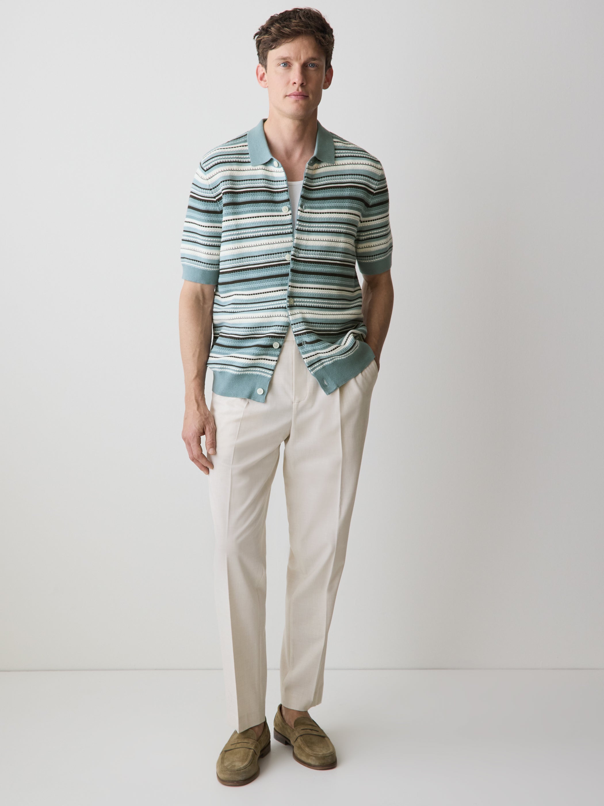 Men's Tapered-Leg Woven City Pant with Elastic Waistband – RW&CO