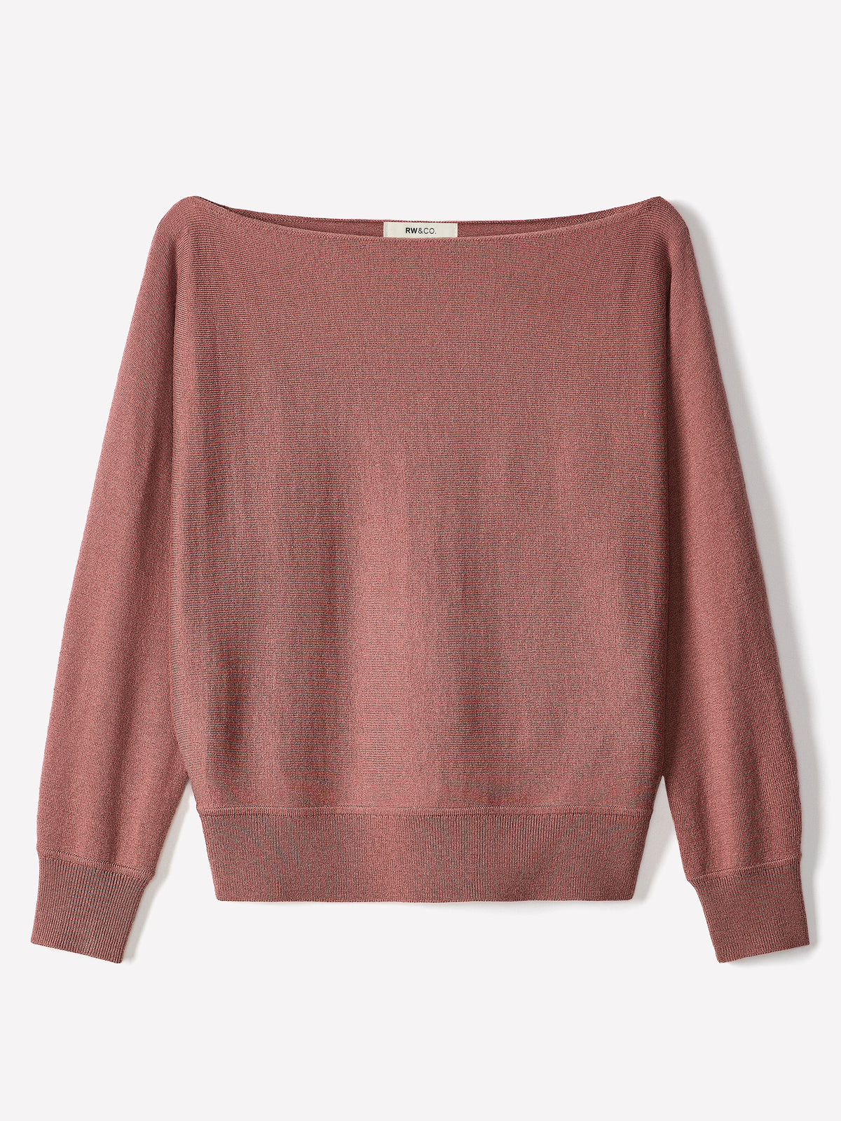 Long-Sleeve Off-the-Shoulder Merino-Wool Sweater