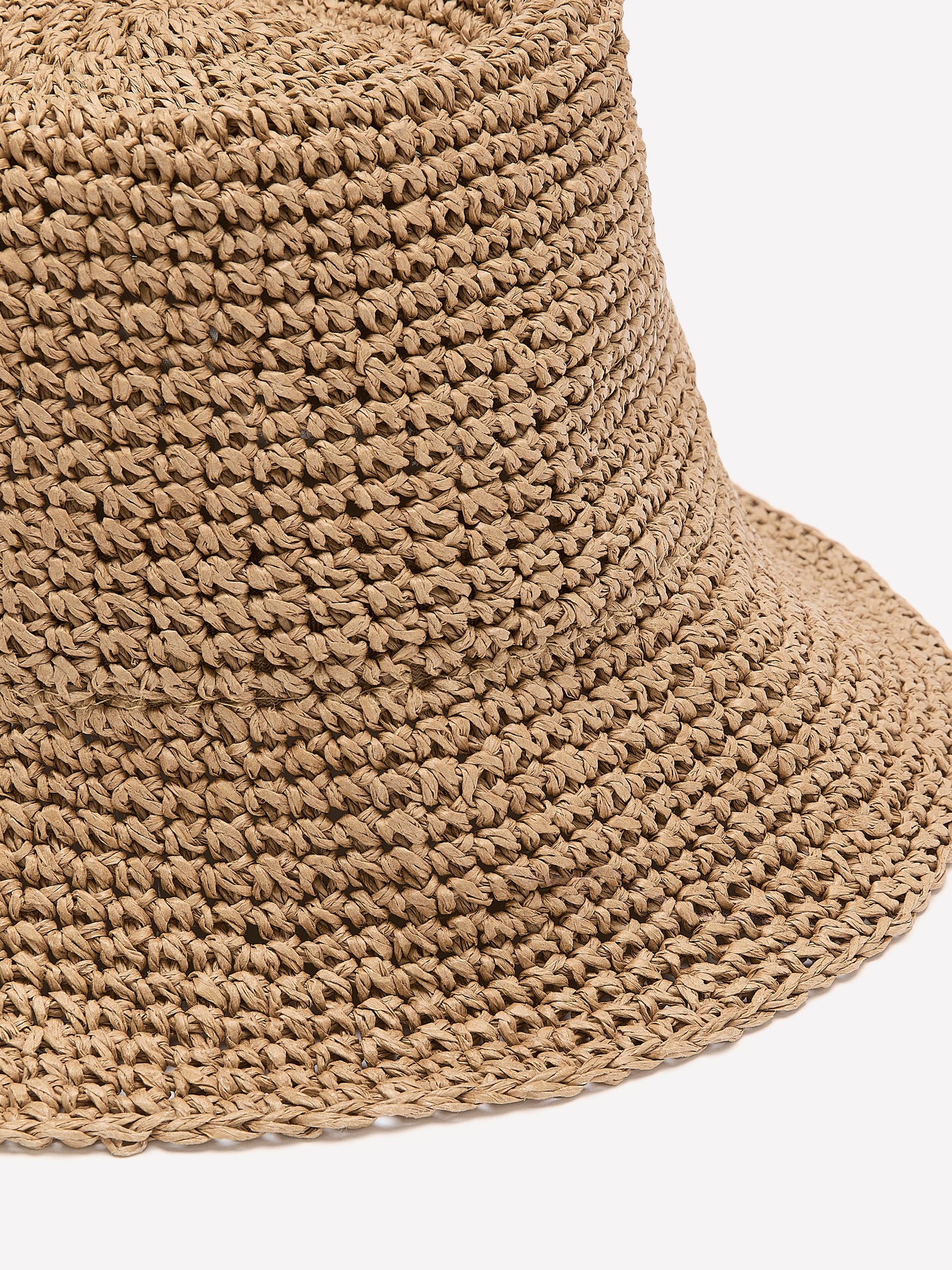 Straw Bucket Hat