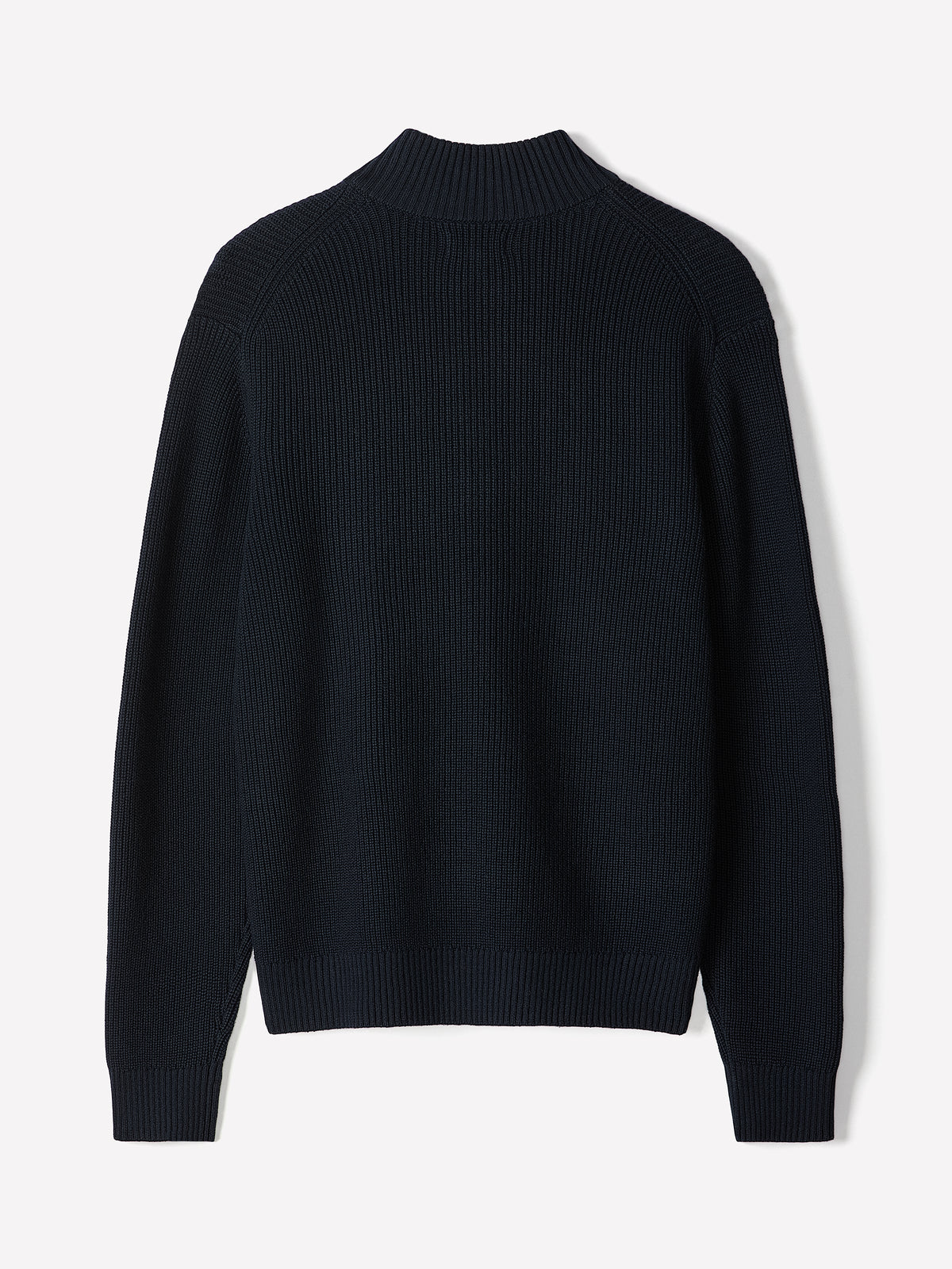 Cashmere-Blend Long-Sleeve Half-Zip Sweater
