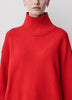 Long-Sleeve Mock-Neck Merino-Blend Sweater