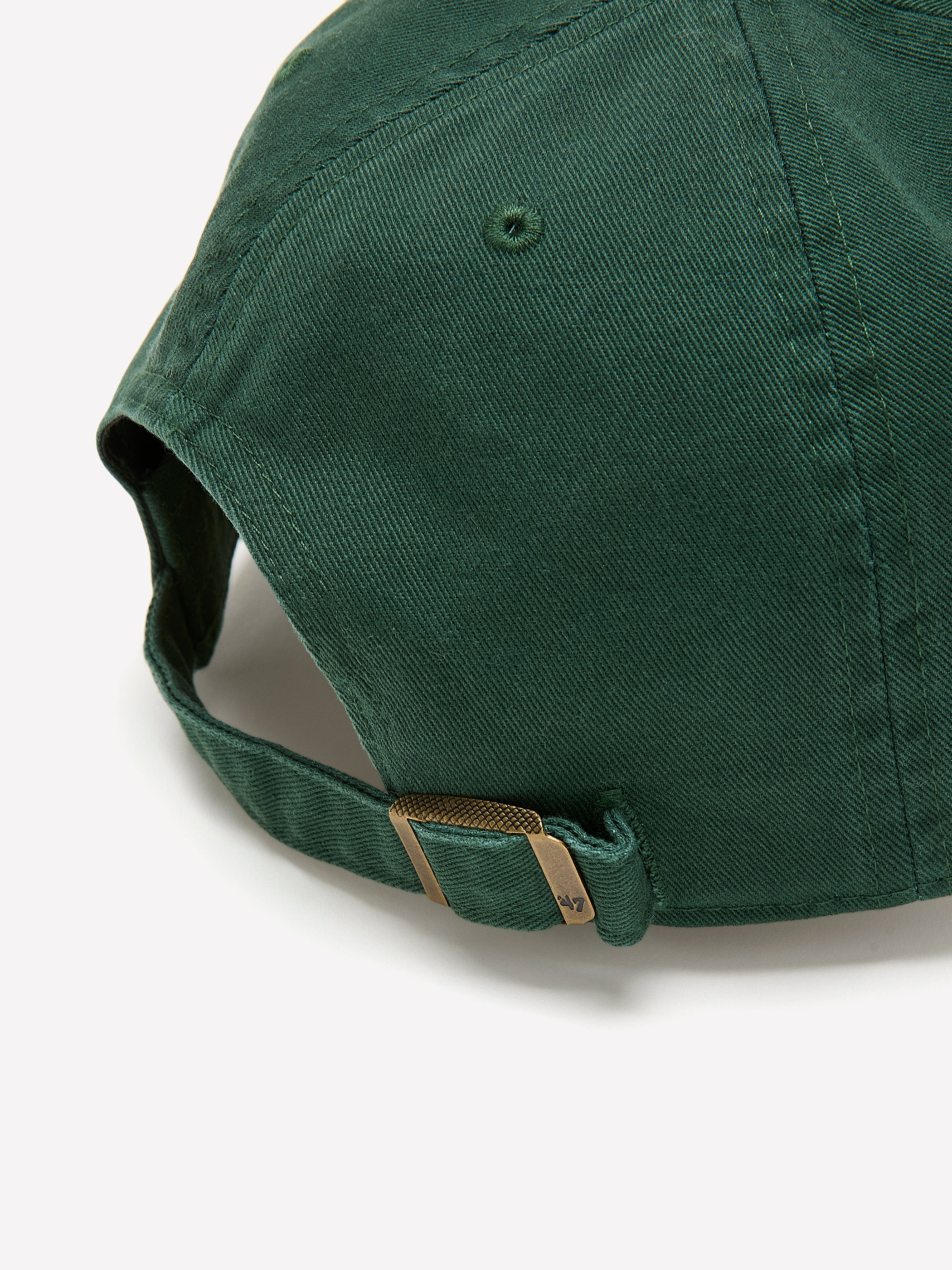Woven Cotton Relaxed Fit Hat with Adjustable Strap