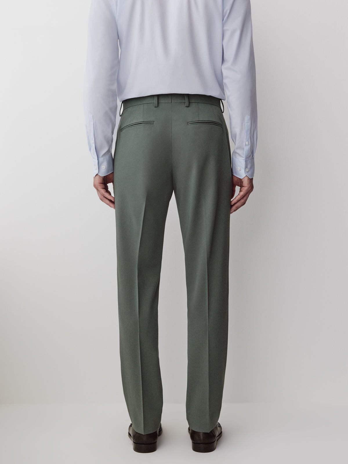 Slim Fit Wool Blend Pant