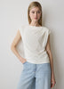 Knit Blouse Pleated Extended Sleeve