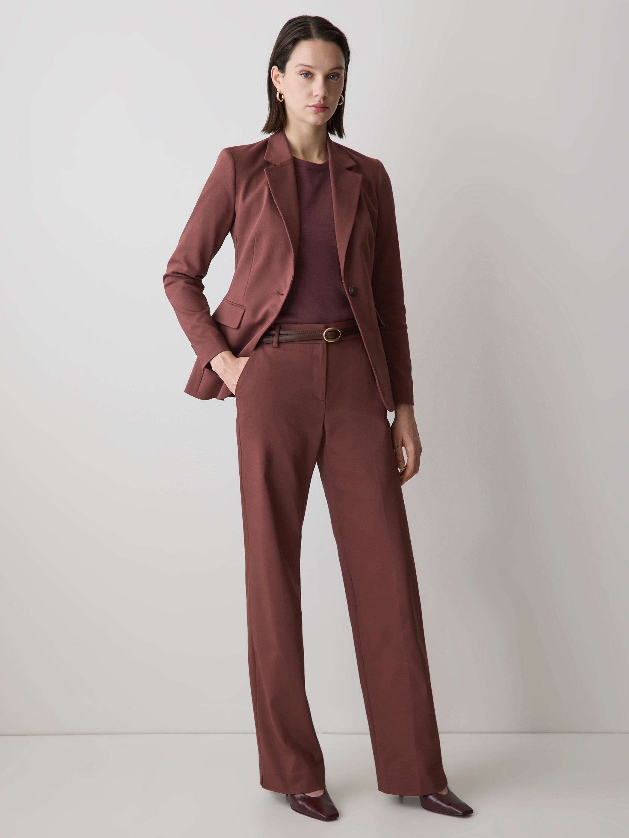 Pull Sans Manches à Col Dégagé