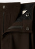 Wide-Leg Pleated Dress Pant