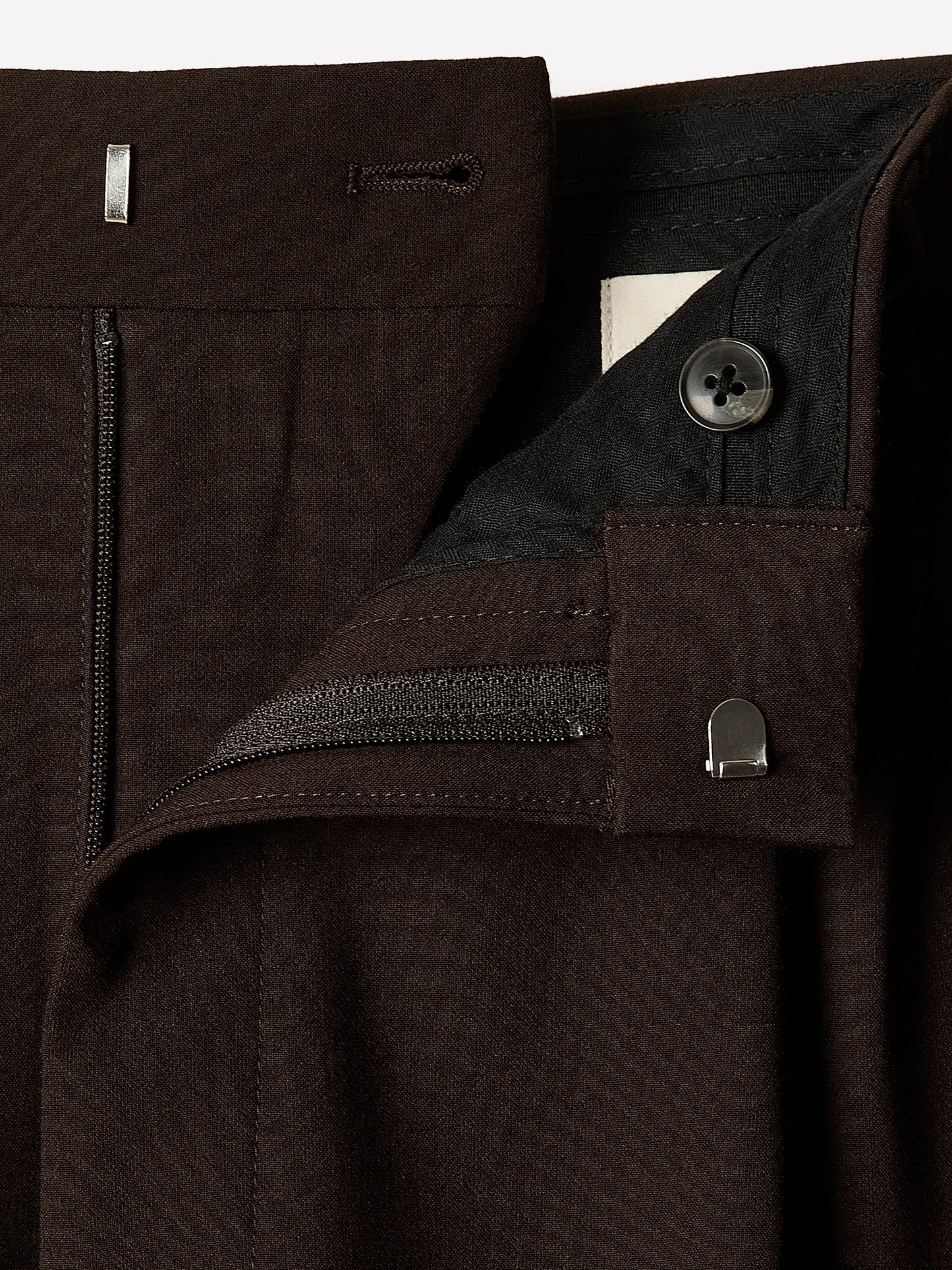 Wide-Leg Pleated Dress Pant