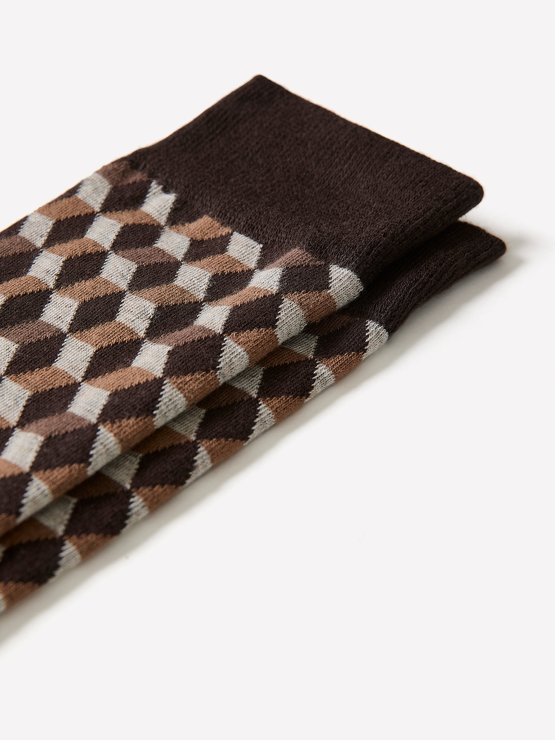 Men's Knit Socks Cotton Blend