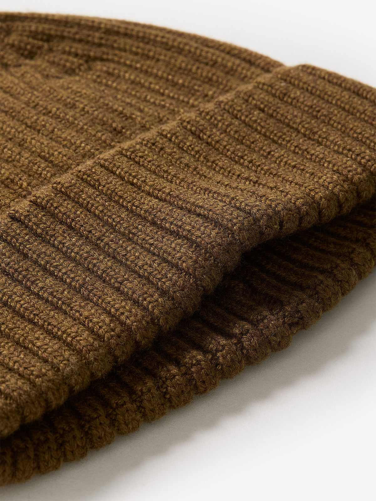 Wool Blend 2x2 Rib Beanie