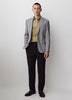 Wool-Blend Tapered-Leg Pleated Dress Pant