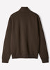 Long-Sleeve Half-Zip Mock-Neck Sweater