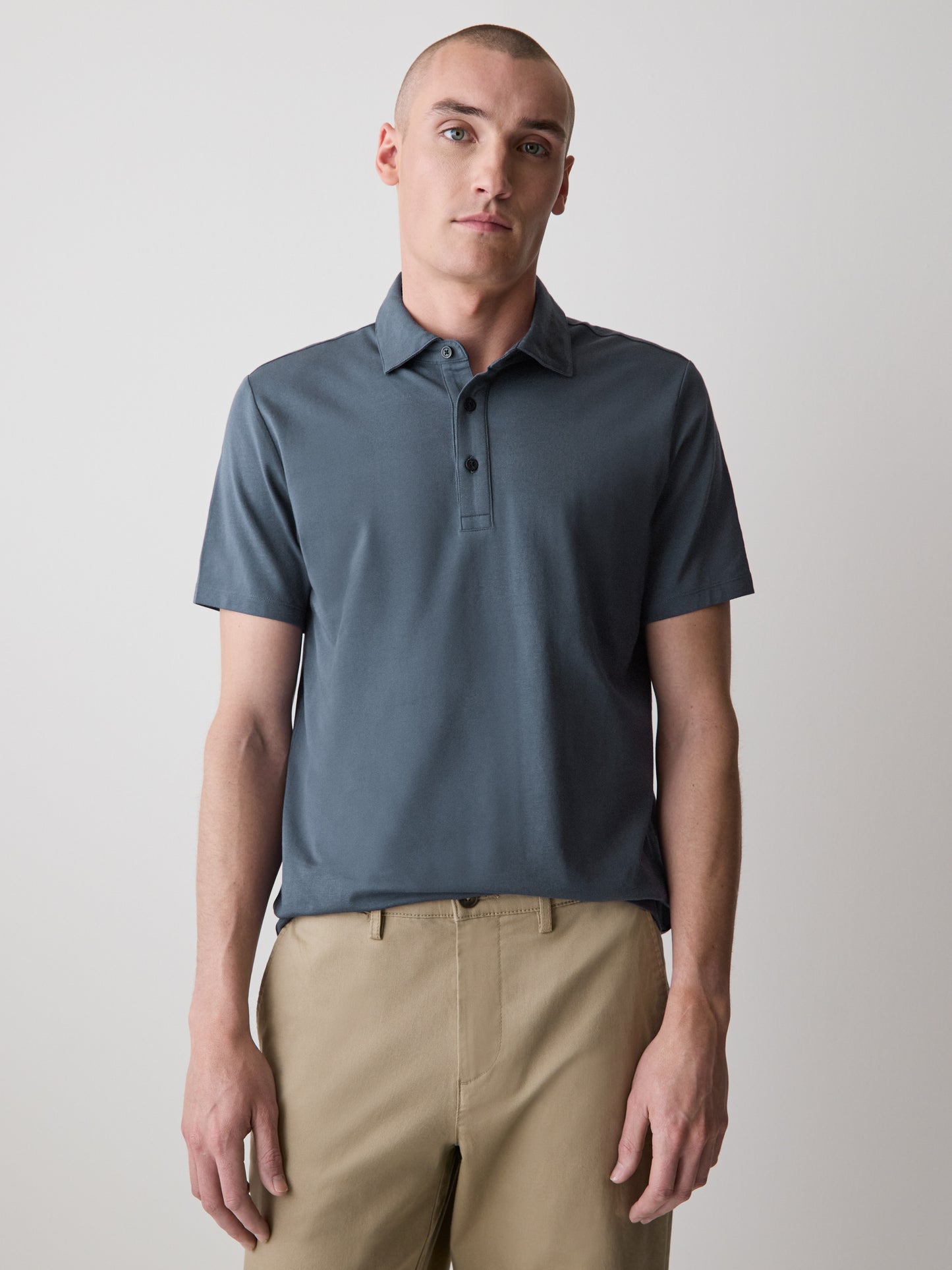 Short-Sleeve Supima (R) Cotton Polo
