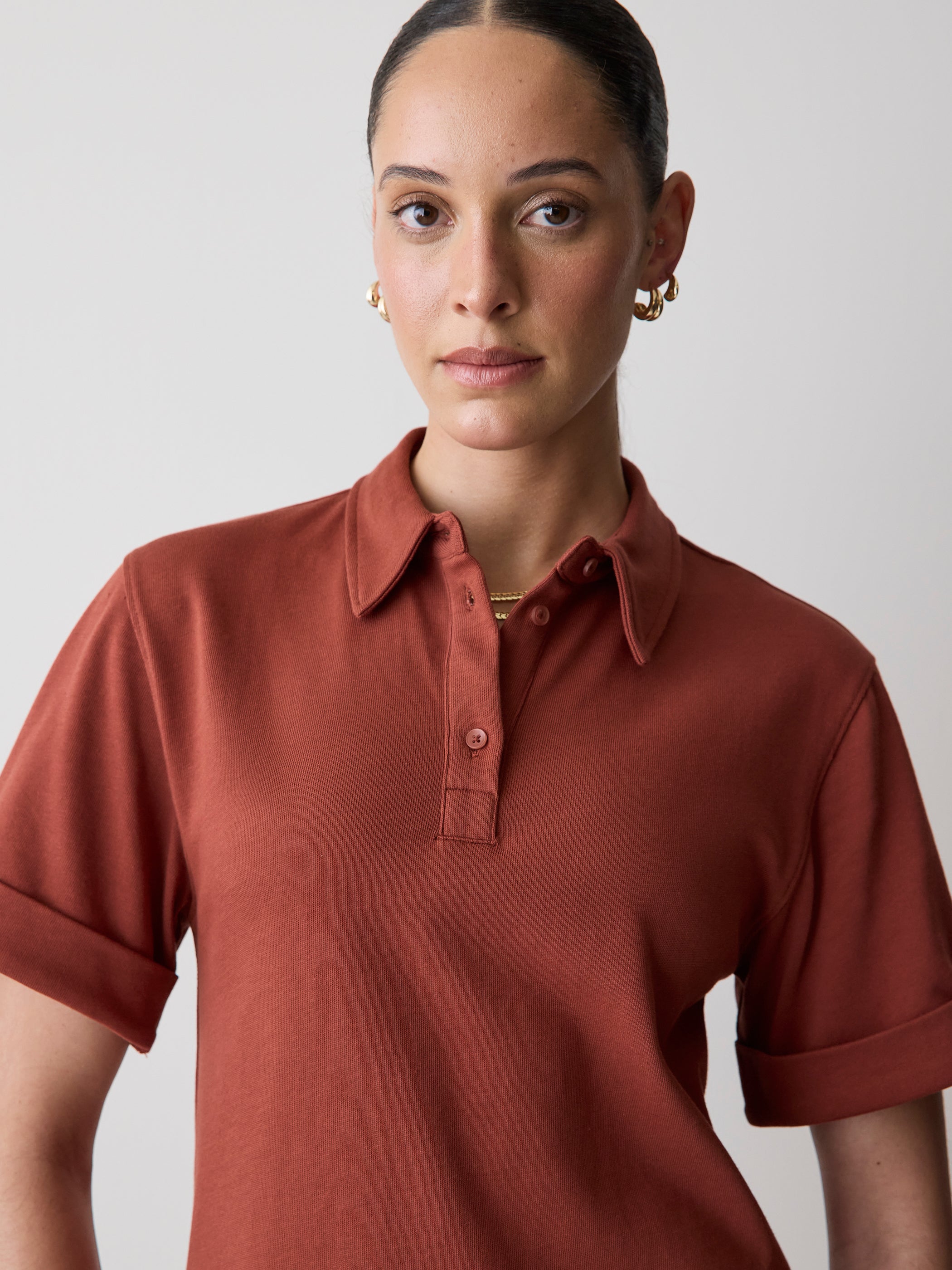 Robe Polo à Manches Courtes