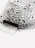 Hair Clip with Black Veil