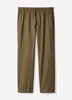 Linen-Blend Pants with Elastic Waistband and Drawstring