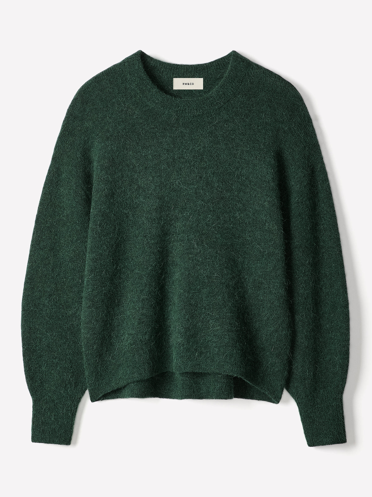 Wool-Blend Long-Sleeve Crew-Neck Sweater