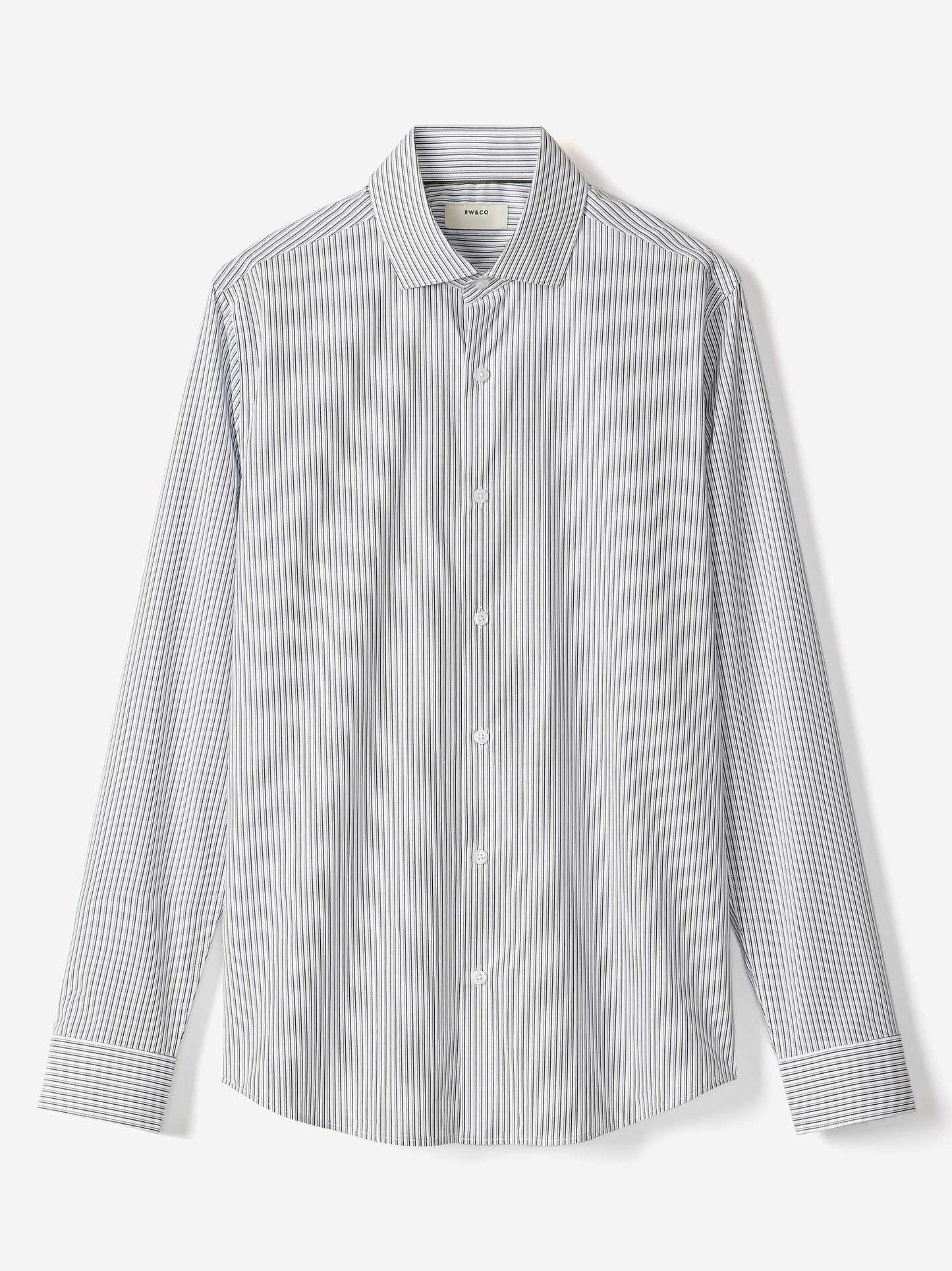 Slim-Fit Striped Dress Shirt