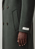 Double Breasted Topcoat Wool Blend