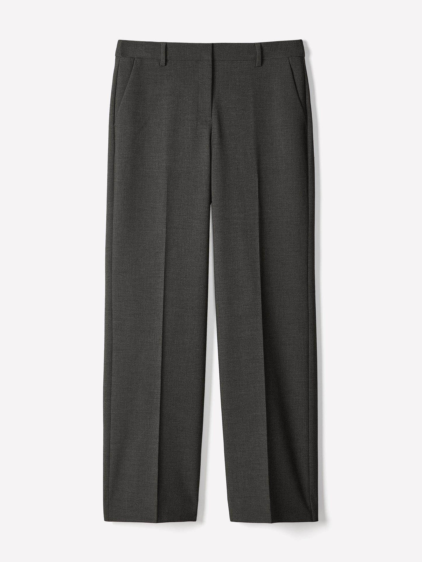 Mid-Rise Wide-Leg Heavy Twill Pant