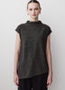 Knit Asymmetric Top Blend Fabric