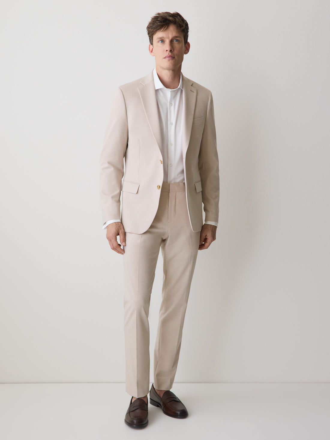 Men's Slim-Fit Light Pink Suit Pant RW&CO Men's Slim-Fit Light Pink Suit Pant RW&CO