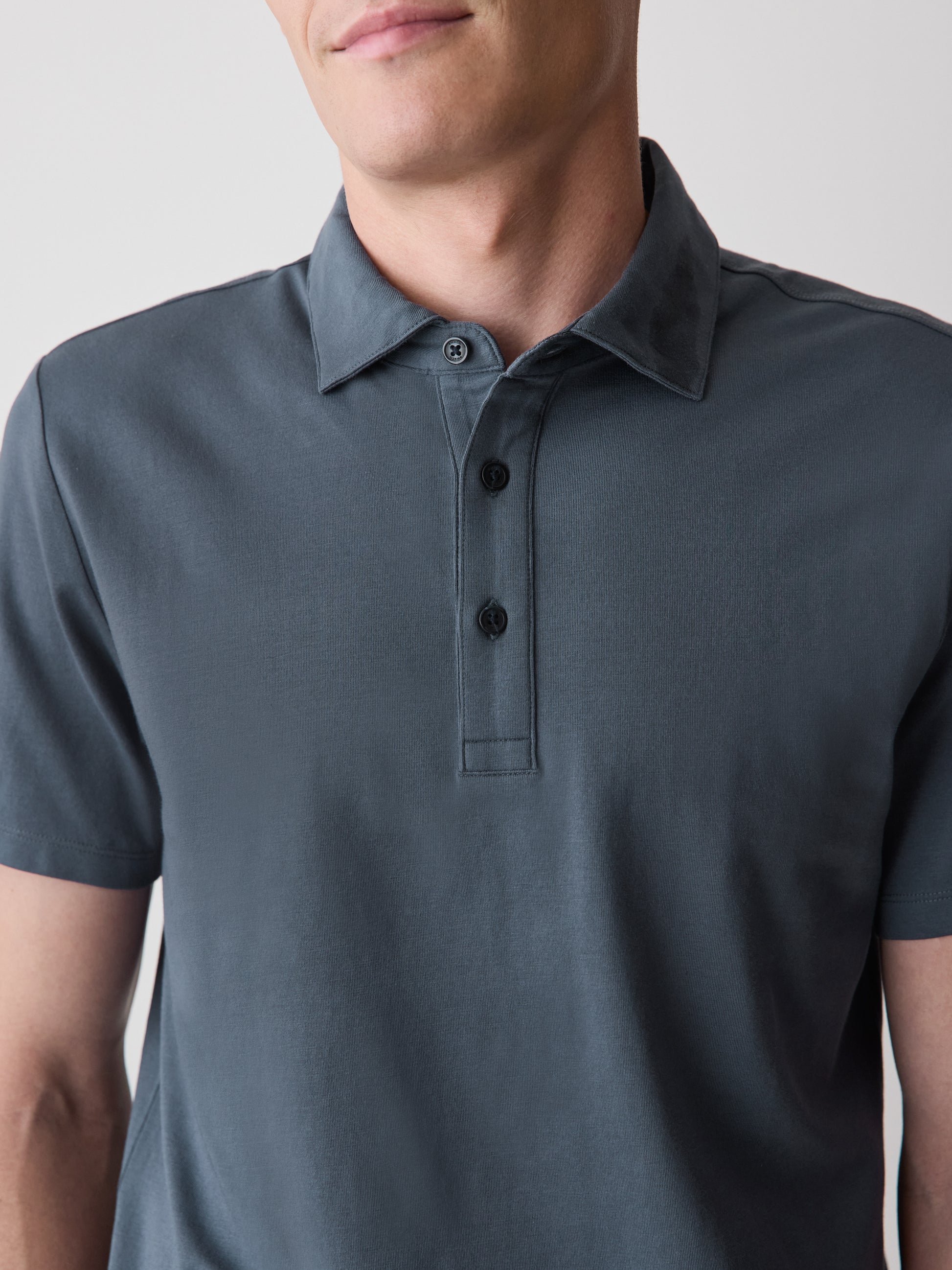 Short-Sleeve Supima (R) Cotton Polo