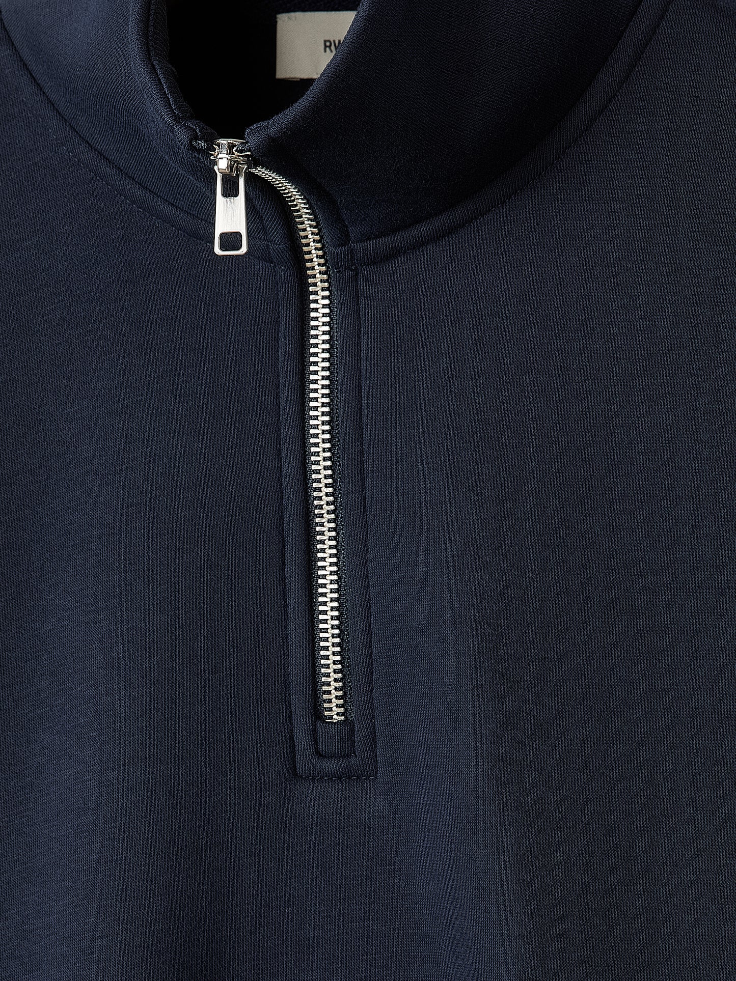 Long-Sleeve Quarter-Zip Mock-Neck Sweater