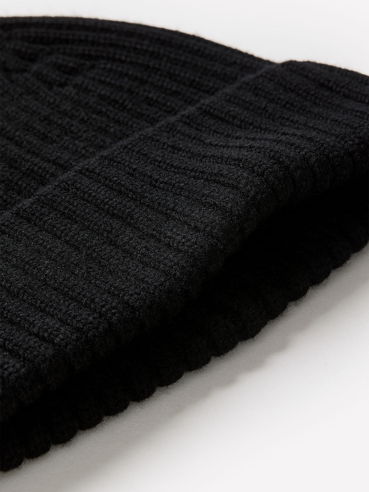 Wool Blend 2x2 Rib Beanie