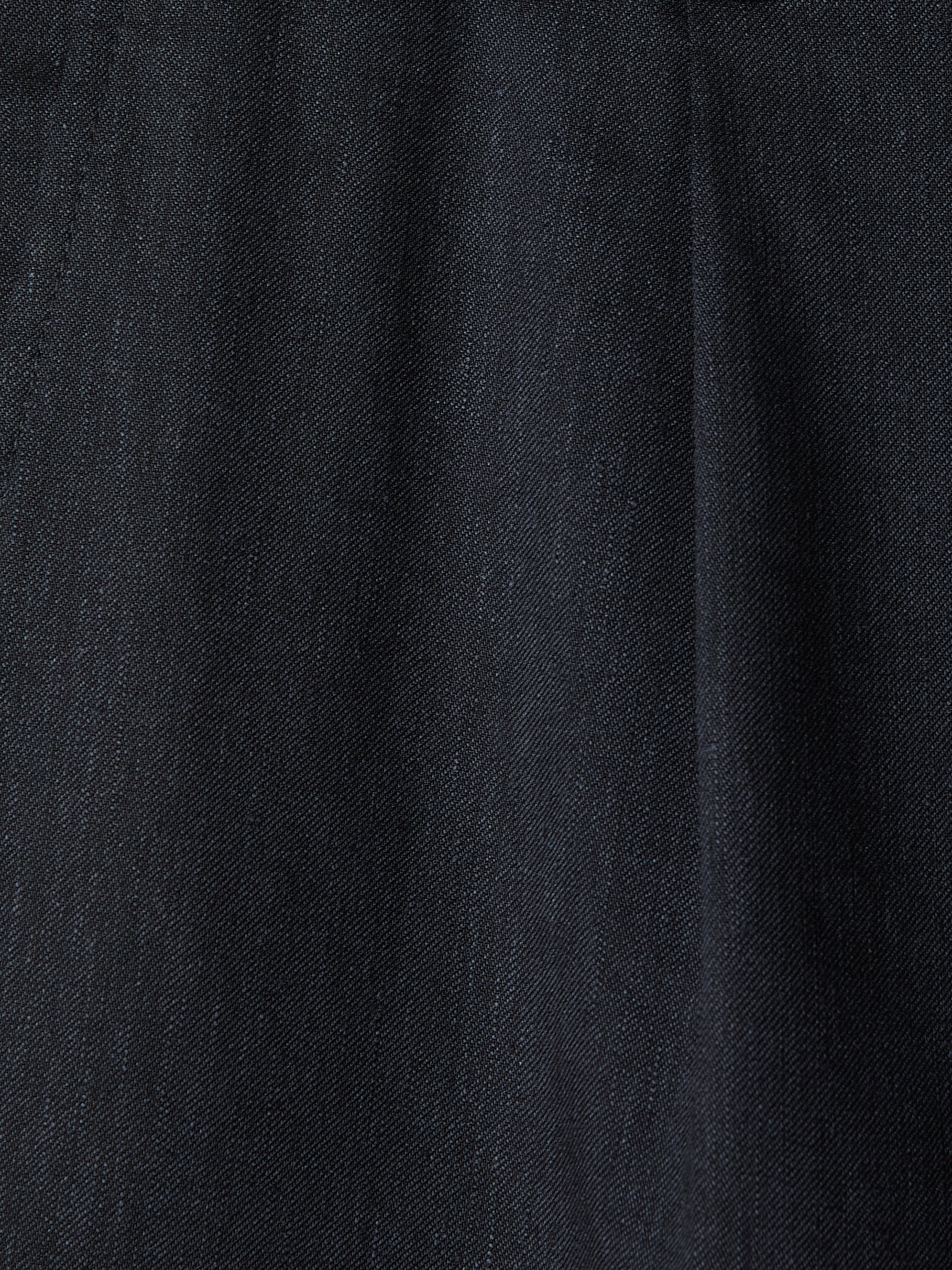 Linen-Blend Pleated Shorts