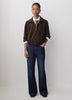Knit Cardigan with Stretch Fabric