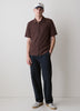 Men's Knit Short Sleeve Shirt Cotton Blend