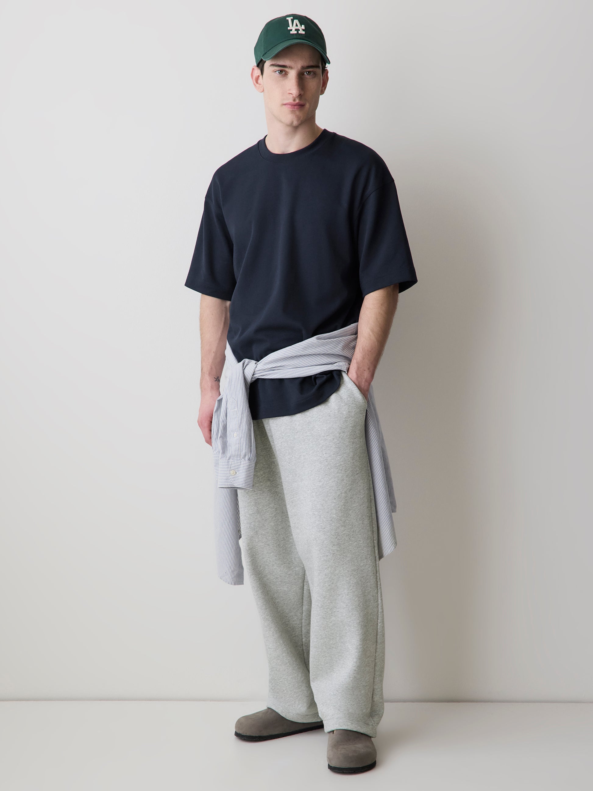 Oversized Short-Sleeve Crew-Neck Tee